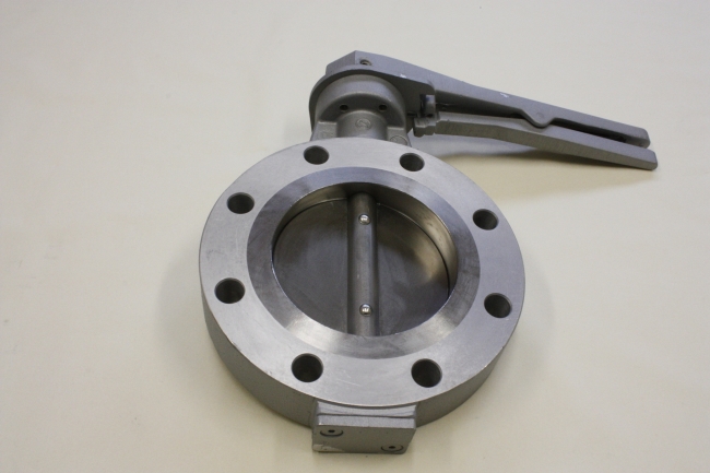 Butterfly valve Type VP DI, Aluminium butterfly valve with seal and valve in stainless steel.