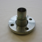 Flanges Type F 148, Swivel flange coupling with smooth hose tail and collar for assembly with safety clamps.