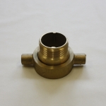 Lug Nut Type L176, Male threaded coupling with swivelling nut and female thread.
