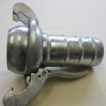 Bauer Type S77, Male coupling, with hose tail, ball and lever closure ring